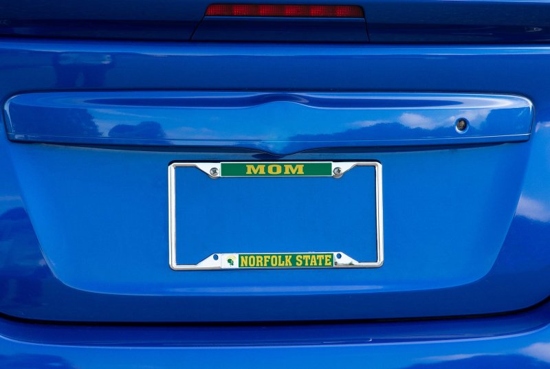 Desert Cactus Norfolk State University Metal License Plate Frame For Front Or Back Of Car Officially Licensed Mom 