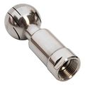 Stainless Steel 304 Rotary Tank Spray Cleaning Ball 1 2 In Female Connection 40mm Diameter And 0 5 To 5m Radius 