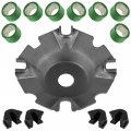 Caltric Face Drive Moveable Plate Damper And Roller Compatible With Arctic Cat 1000 4x4 2009-2017