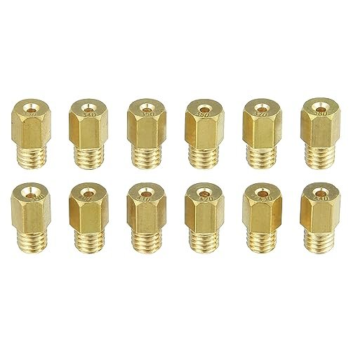 12pcs Carburetor Main Jets Kit For Vm20 Vm22 Vm38 Tm24 Tm38 Tmx Dirt Bike Pit Motorcycle Accessories Parts Atv 330 340 350 360