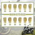 12pcs Carburetor Main Jets Kit For Vm20 Vm22 Vm38 Tm24 Tm38 Tmx Dirt Bike Pit Motorcycle Accessories Parts Atv 330 340 350 360