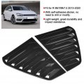 Side Vent Window Scoop Louver Trim 1 Pair Of Car Modification Fit For R Mk7 Mk7 5 2013-2020 Bright Black