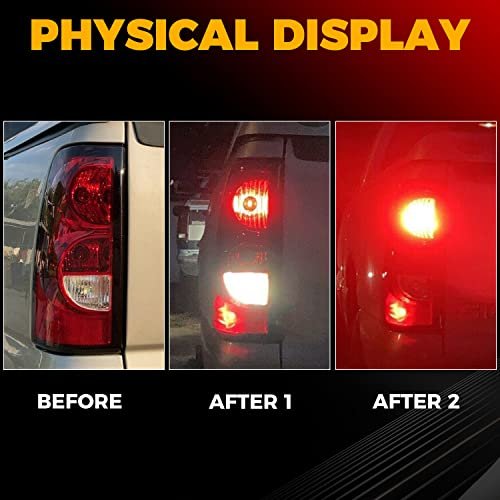 Driver Side Tail Light Assembly For 2003 To 2007 Chevy Silverado 1500 2500 3500 Fleetside Bed Includes Bulbs And Harness