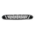 Black Front Lower Grille And Chrome Molding Trim Assembly Replacement For 2010 2011 2012 Fusion