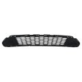 Black Front Lower Grille And Chrome Molding Trim Assembly Replacement For 2010 2011 2012 Fusion