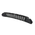 Black Front Lower Grille And Chrome Molding Trim Assembly Replacement For 2010 2011 2012 Fusion