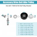 X Autohaux No 11925-31u0c Drive Belt Idler Pulley Adjustable Tensioner For Nissan Altima 02-06 Murano 03-07 Quest 04-10 Maxima