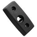 Passenger Side Sun Visor Mounting Clip For Jeep Wrangler 2012 2018 Right Black Repair Bracket 6cj06dx9aa 