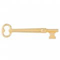 Solid Brass Skeleton Key W Double Notched Bit For House Doors With Mortise Locks Ua-51sk 2 