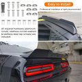 Bonbo Rear Wickerbill Spoiler Fits For Dodge Challenger 2008-2014 Srt Rt Sxt Se Hellcat Scat Pack Add-on Type 2-piece Wicker