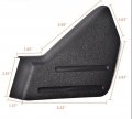 Tkmd Driver Seat Trim Cover Panel Fits For 2009-2014 Ford F-150 9l3z-1661693-ca Black