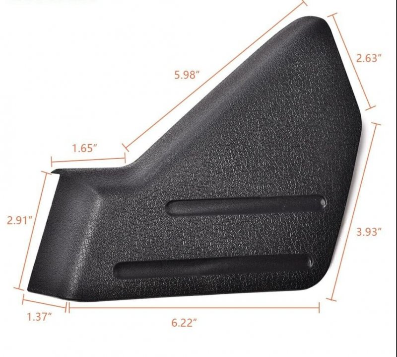 Tkmd Driver Seat Trim Cover Panel Fits For 2009-2014 Ford F-150 9l3z-1661693-ca Black
