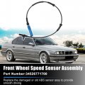 Uxcell 2pcs Front Left Right Side Abs Wheel Speed Sensor No 34526771700 For Bmw 525i Base 3 0l L6 Gas 2006-2007