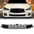 Front Bumper Lower Grille For Infiniti Q50 2014-2017 Matte Black Grill In1036102 622544hb0a 