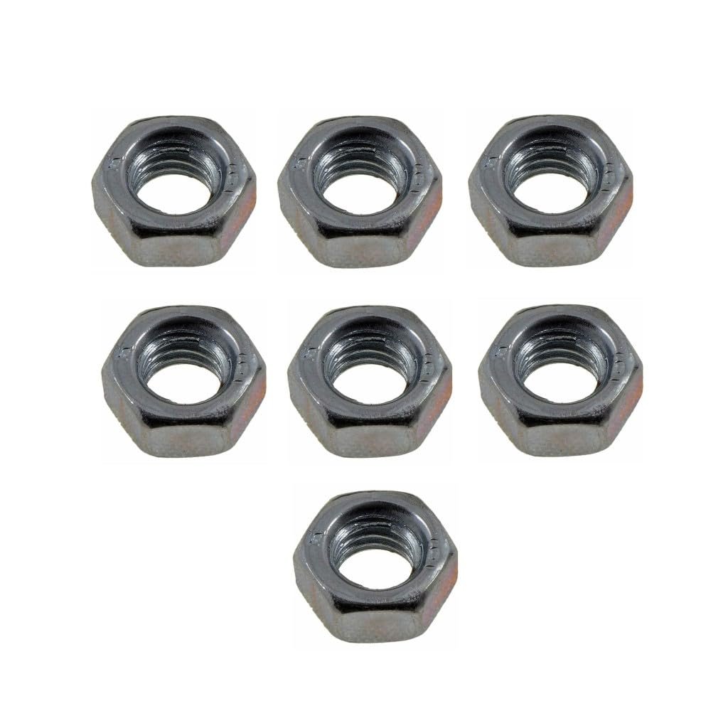 Hex Nuts M5 0 8 Thread Size Steel Medium 7 Pieces Alx Pau Rb 782 005n Cl360a50 Black Standard Style
