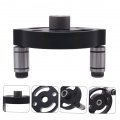 Osaladi 2 Sets Drill Locator Carpentry Tool Pocket Screw Dowel Hole Drilling Guide Kit Punch Puncher Aluminum Alloy Stitching