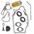 Caltric Crankcase Gasket Kit For John Deere 425 445 20hp Compatible With Kawasaki Fd620d 617cc 1992-2001