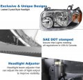 Headlight Headlamp Lamp Driver Side For 2005-2007 Ford Escape