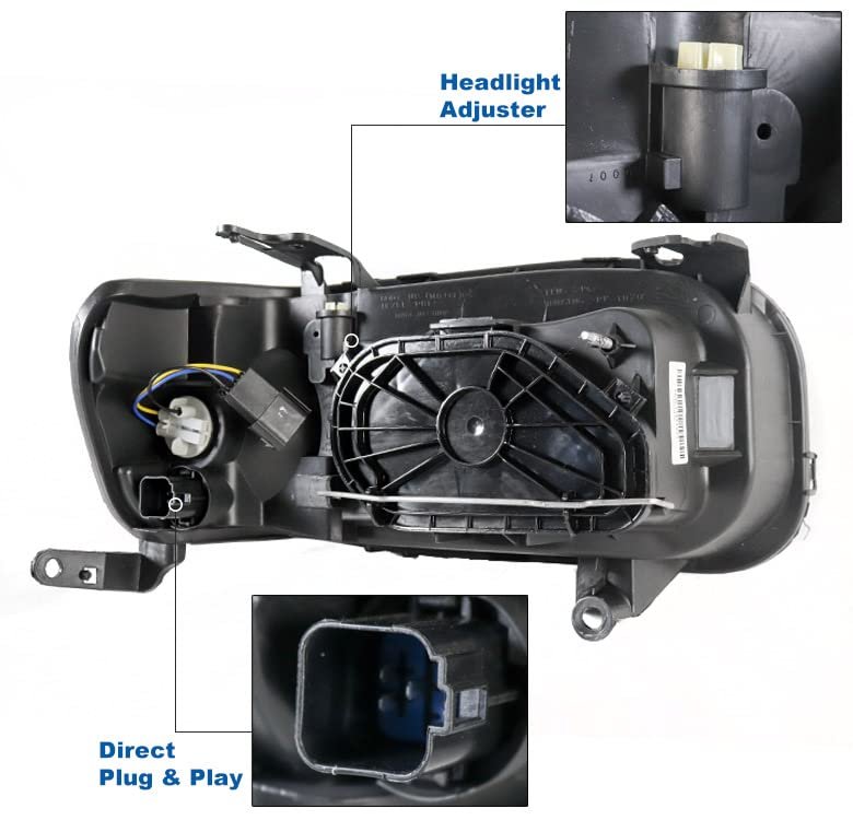 Headlight Headlamp Lamp Driver Side For 2005-2007 Ford Escape