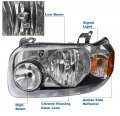 Headlight Headlamp Lamp Driver Side For 2005-2007 Ford Escape
