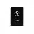 Ch4x4 Small Push Switch For Toyota Tacoma Fj Cruiser Land Fortuner Hilux 4runner Prado 12v 3amp Power Symbol Red Led