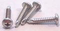 6 X 3 Self-drilling Screws Phillips Pan Head 2 Point Steel Zinc 1500 Pc Carton 