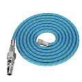 6 Foot Airbrush Hose Nylon Braided Air Standard 1 8 4 Size With Adapter Fitting On Both Ends