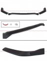 Black 3 Pieces Jdm Style Front Bumper Lip Spoiler Splitter Compatible With 2019-2021 Honda Civic Lx Ex Ex-l Touring Sport Coupe