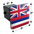 Hawaii State Flag Tow Trailer Hitch Cover Plug Insert