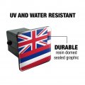 Hawaii State Flag Tow Trailer Hitch Cover Plug Insert