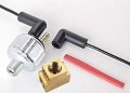 Jegs Brake Light Switch Kit Includes Brass Tee Fitting Heat Shrink Tubing And Wiring Pigtail 
