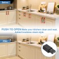 2 Pcs Magnetic Push Latches For Cabinet Door 44x1 54 Inch To Open Latch Hardware Hidden Release Drawer Pull On Closet Touch