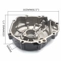 Httmt- Black Left Engine Magneto Cover W Gasket Compatible With Suzuk Gsx-s1000 2017-2020 P N Mt313-070b-bk