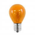 Ocs Parts Transparent Amber Light Bulbs 20-pack 10 Watt 130 Volt S11 Miniature E17 Intermediate Screw Base Lamps 10s11n-130v-ta 