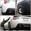 Auto Dynasty J2 Engineering 4 Inches Round Muffler Double Walled Tip Axle Back Catback Performance Exhaust System For Scion