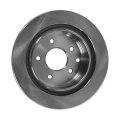 Rear Brake Disc For Nissan Rogue Select 2014 2015 Cast Iron Vented Rotor Plain Surface 5 Lugs 0 55 In Minimum Thickness