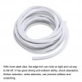 Uxcell Edge Trim White U Shape Protector Rubber With Steel Clips Fits 1 64 -1 16 14 76ft 4 5meter Length Door Guards