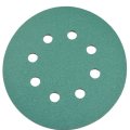 5 In 8 Hole 100 Grit Dustless Hook And Loop Sanding Discs Random Orbit Sandpaper 50 Pack Aluminum Oxide Grain 