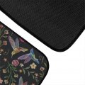 Forchrinse Hummingbird Floral Floor Mats For Cars Trucks Suvs Van All Weather Heavy Duty Carper With Non-slip Rubber Backing