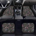 Forchrinse Hummingbird Floral Floor Mats For Cars Trucks Suvs Van All Weather Heavy Duty Carper With Non-slip Rubber Backing