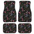 Forchrinse Hummingbird Floral Floor Mats For Cars Trucks Suvs Van All Weather Heavy Duty Carper With Non-slip Rubber Backing