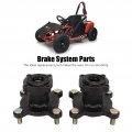 Front Disc Brake Wheel Rim Hub 4 Stud Assembly Steel Alloy For 110cc 125cc 150cc 200cc Go Kart Atv
