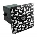 Because Dogs Funny Playing Around Tow Trailer Hitch Cover Plug Insert
