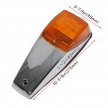 Ecotric 5pcs 31led Amber Cab Marker Lights Waterproof Top Roof Truck Running Compatible With Peterbilt Kenworth Freightliner