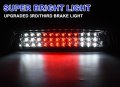 Led 3rd Brake Light For 09-17 Dodge Ram 1500 10-17 2500 3500 Third Stop Lamp Clear Lens Chrome Housing