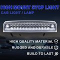 Led 3rd Brake Light For 09-17 Dodge Ram 1500 10-17 2500 3500 Third Stop Lamp Clear Lens Chrome Housing