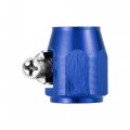 X Autohaux 5 Pcs An4 Hex Car Hose Finisher Flexible Rubber Pipe Clamp With Screw Band Adapter Fitting For Oil Fuel Water Tube