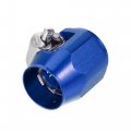 X Autohaux 5 Pcs An4 Hex Car Hose Finisher Flexible Rubber Pipe Clamp With Screw Band Adapter Fitting For Oil Fuel Water Tube