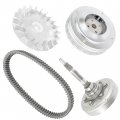 Caltric Wet Clutch Housing Drum And Primary Sheave Compatible With Yamaha Kodiak 400 Yfm400fa 4x4 2006