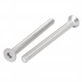 Aexit M6x70mm 304 Quality Parts Stainless Steel Flat Head Hex Socket Cap Screws Din7991 20pcs Model 98as72qo142